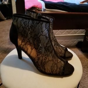 Women's peep toe heels